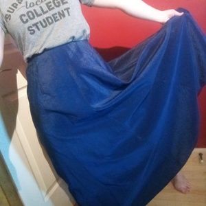 Vintage Ralph by RL Floor Length skirt, blue, Sz 2